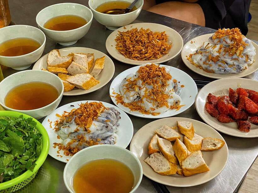 HANOI: MOTORBIKING TO TRAIN STREET & STREET FOOD TASTING - Long Bien Bridge and the quieter edge of the city