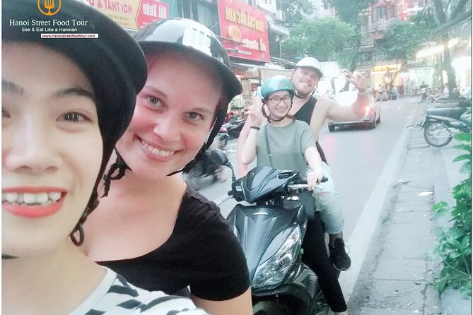 Hanoi old quarter sightseeing & street food eating by Motorcycle - The value of $55 for three hours