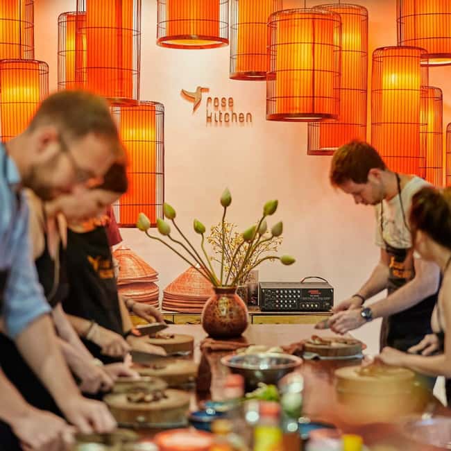 Hanoi: Rose Kitchen: Pho/Bun Cha/Nem+ Free Egg/ Salt Coffee - Arriving at the Hoang Hoa Tham meeting point