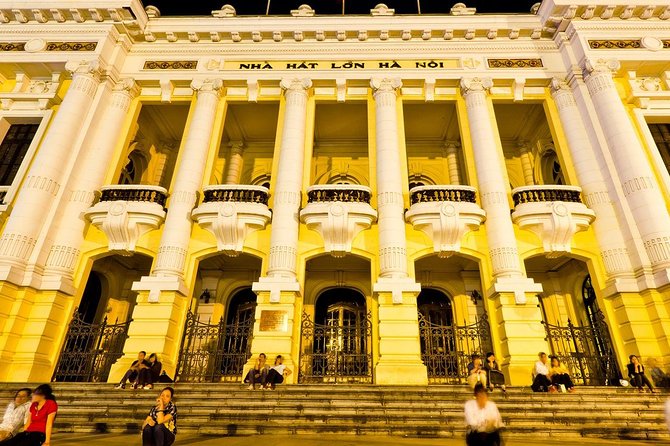 Hanoi Street Food Walking Tour By Night - The Opera House and French-style Hanoi