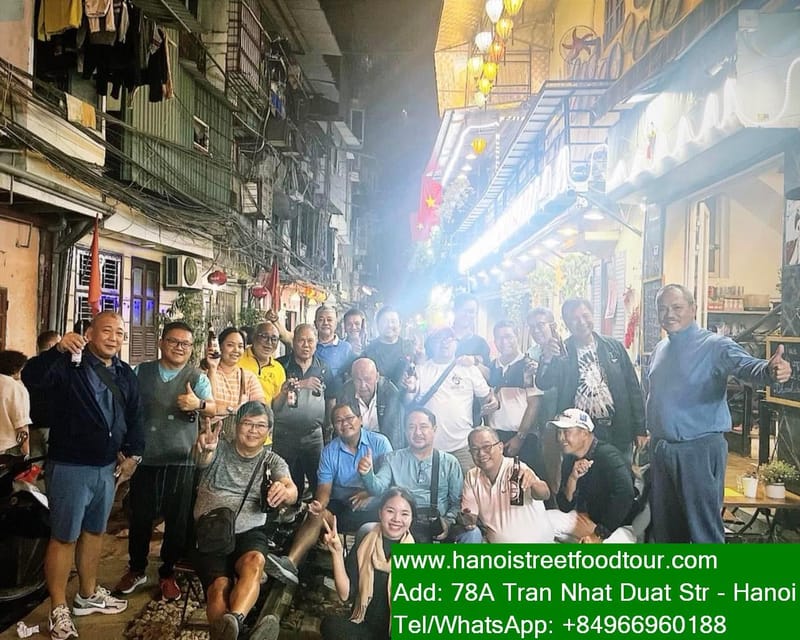 Hanoi Train Street +Best Street Food eating in old quarter - Key points at a glance