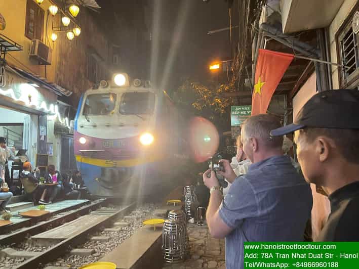 Hanoi Train Street +Best Street Food eating in old quarter - Egg coffee is a Hanoi specialty worth seeking out