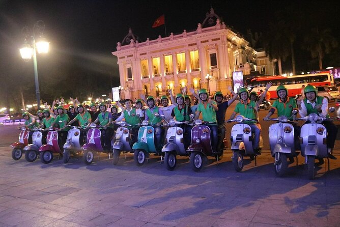 Hanoi Vespa After Dark Street Food Tour -Hidden Gem-Train Street - Key points to know before you book