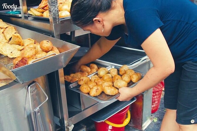 Hanoi Walking Street Food Tour with Train-Street Visit - Bun cha, spring rolls, and the first proper meal