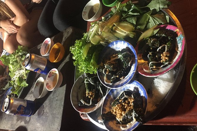 Hidden Gems Private Street Food by scooters with girl drivers. - Ending with coconut ice cream and flan