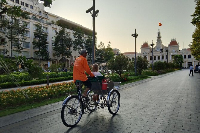 Ho Chi Minh City with Street Food Tour by Cyclo - Book Street adds a quieter local pause