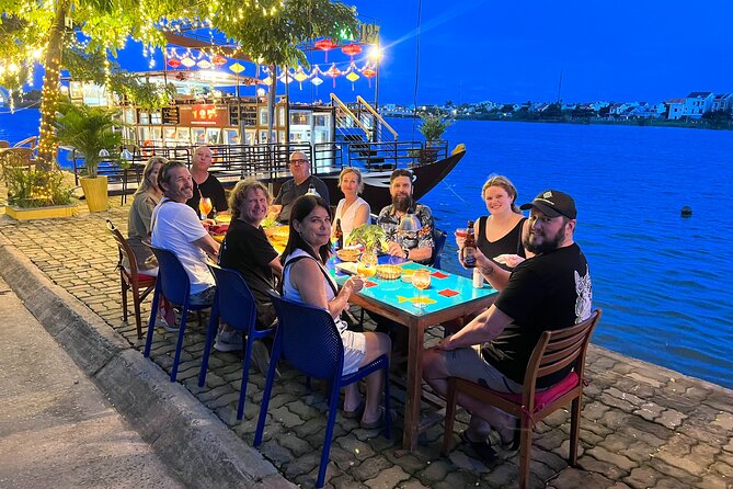 HOI AN Sunset Food Tour - Night Market - Lantern Streets - Hoi An Night Market after dark