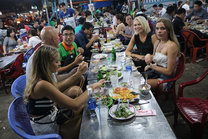 Hoi An Vespa By Night Street Food Tour - Seafood, beer, and sunset on Cam Nam Island