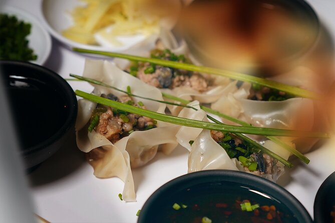 Homemade Dumplings 101 in Boston - Dim sum-style dumplings with pork and vegetables