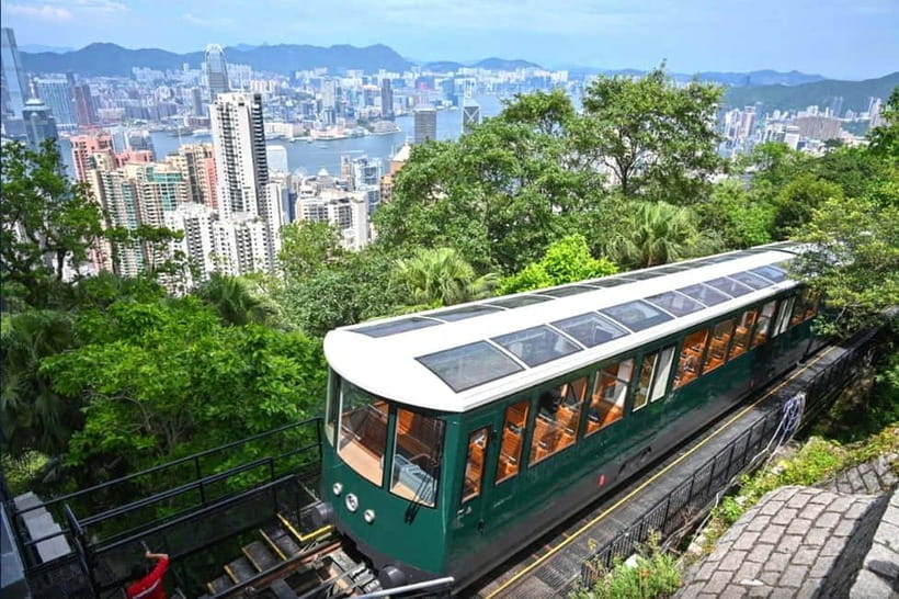Hong Kong Day Tour: Priority Peak Tram, City Walk & Dim Sum - Walking through Old Town Central