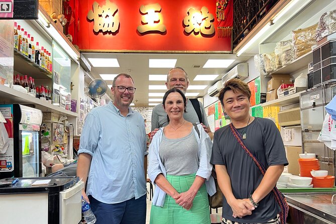 Hong Kong Private Food Tour with Michelin Street Food - Graham Street Market beside Central’s towers