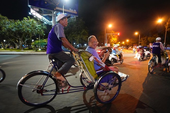 Hue Night Street Food Safari By Cyclo - Lemongrass pork, rice paper, and peanut sauce