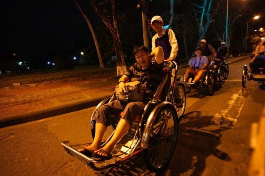 Hue: Night Street Food Tour by Cyclo with a Local Guide - The cyclo ride is part of the meal