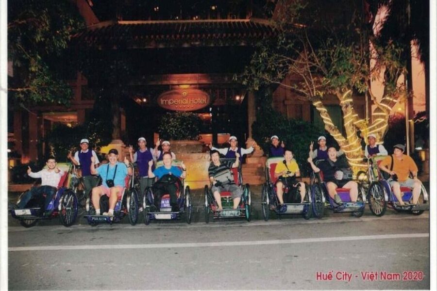 Hue: Night Street Food Tour by Cyclo with a Local Guide - Bun bo Hue is the main savory finish