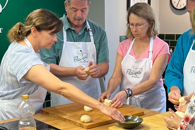 Hungarian Langos Making Class: The No. 1 Street Food in Hungary - Building your lángos with Hungarian toppings