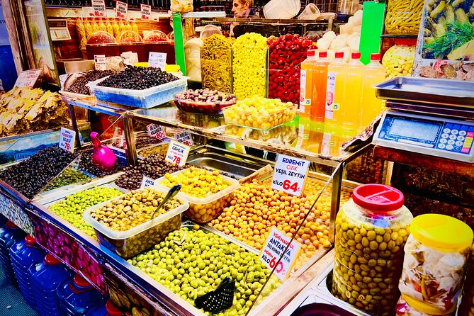 Istanbul Guided Street Food Tour Around European and Asian Sides - Eminönü breakfast shopping near the Spice Market