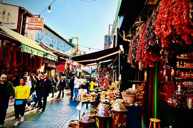 Istanbul Guided Street Food Tour Around European and Asian Sides - Fish wraps, künefe, and Turkish ice cream