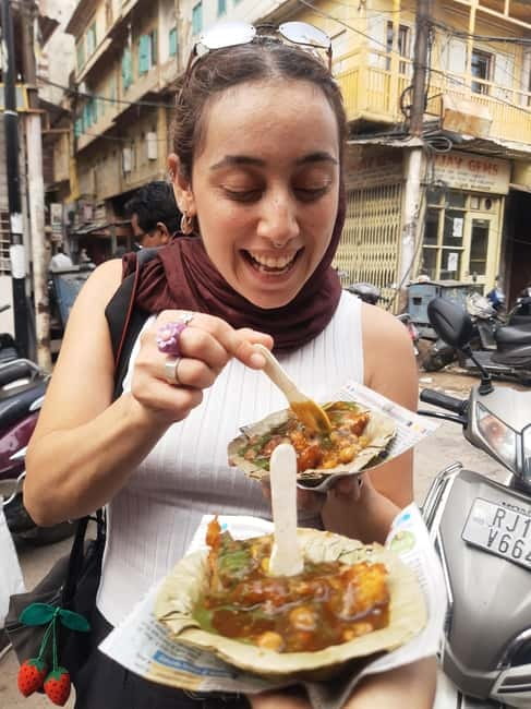 Jaipur : No Diet Club Amazing Street Food Tasting in Jaipur - Aloo tikki and dahi bada bring softer textures