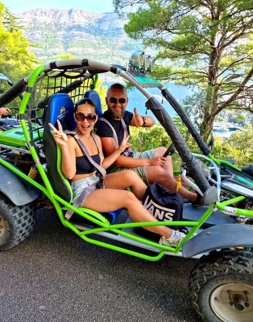 Korcula: Buggy Safari with Local Food and Wine Tasting - Meeting Branko and Ana in Žrnovska Banja