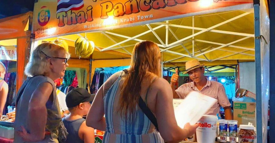 Krabi: Local Street Food Night Tour - Saving room for coconut ice cream and Kanom Ko