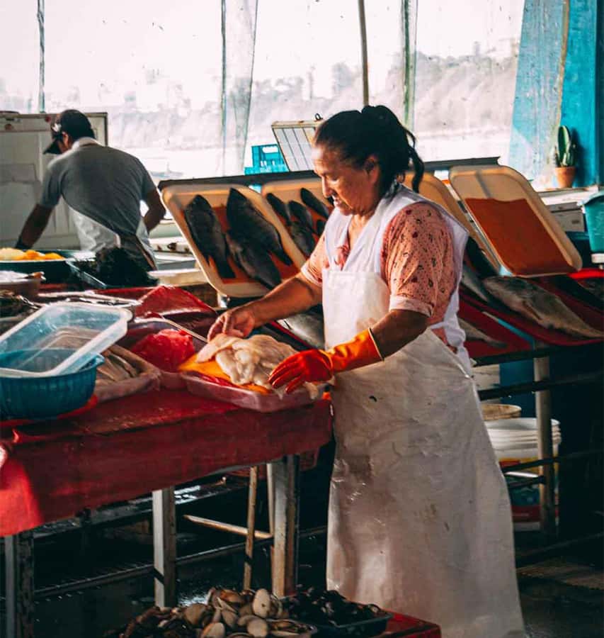 Lima: Street Food Tasting Tour with Pisco Sour Class - Alto K Fish and the marine trio