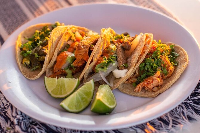 Los Cabos Taco, Margaritas and Sunset Combo Cruise - The taco buffet: simple, varied, and central to the value