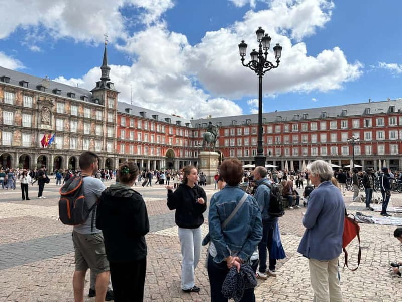 Madrid: Guided Walking Tour with Churros and Hot Chocolate - Almudena Cathedral and the Calle Factor overlook