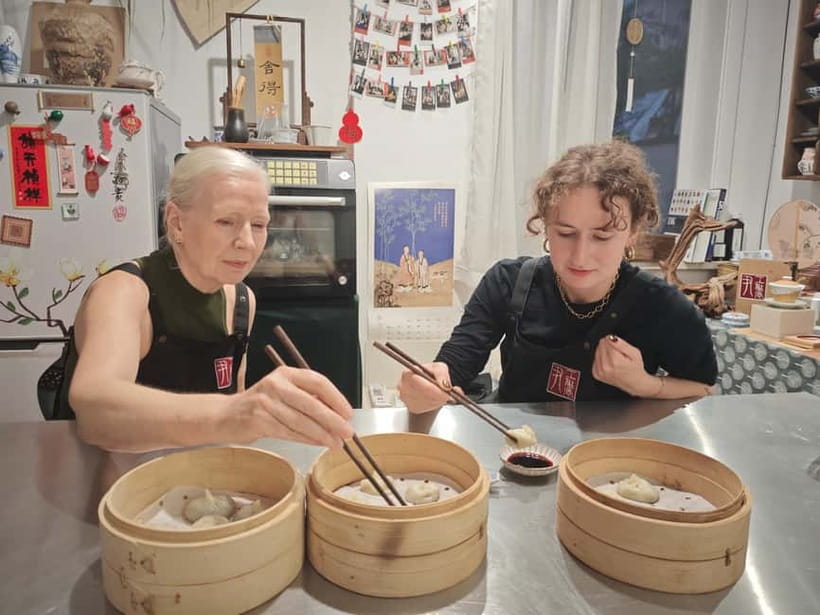Make Soup Dumpling: Vegan or Pork in Shanghai Shikumen - Starting With Dough and Water