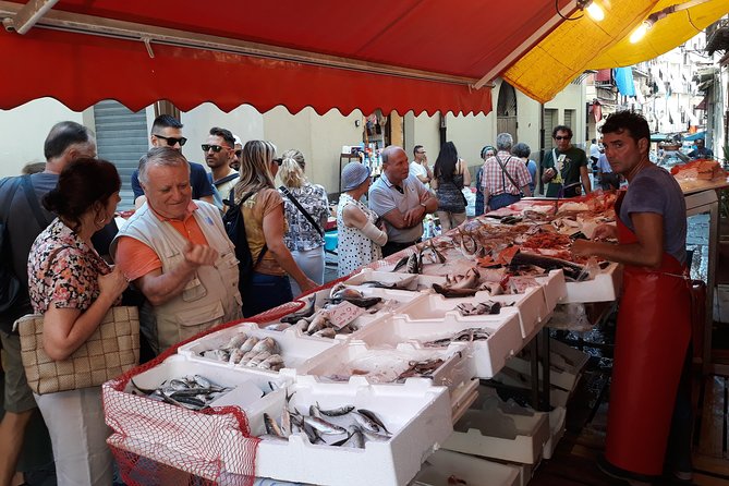 Markets and monuments: walking tour and street food in Palermo - Piazza Olivella, the Fountain of Shame, and Quattro Canti