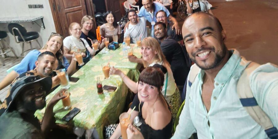 Marrakech Night Street Food Tour / Taste The Real Marrakech - Raïb, fresh juice, and the final sugar rush
