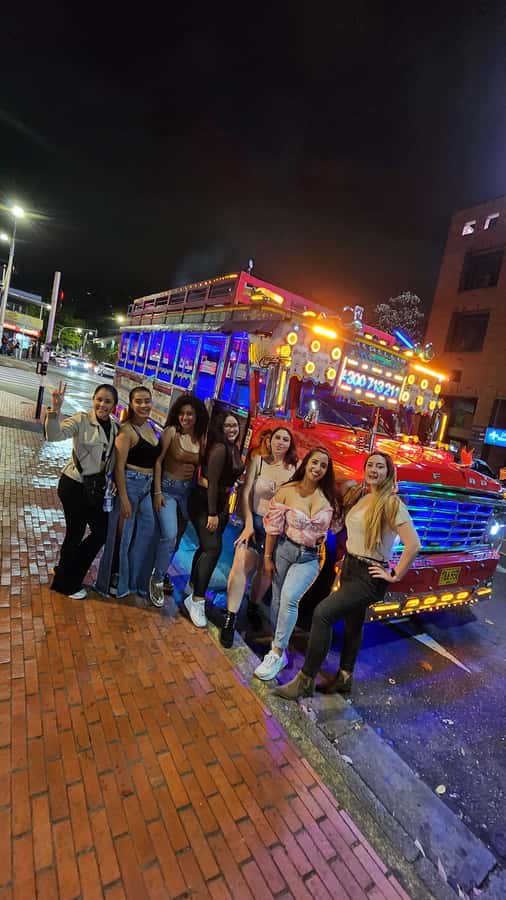Medellin: Party Bus with DJ & Street Food Tastings - A party bus with a taste of Medellín