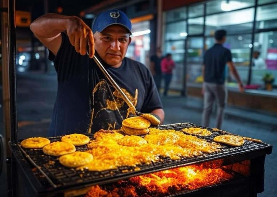 Medellin: tasting Street Food with Rooftops of El Poblado - Empanaditas El Poblado for a Crispier Stop