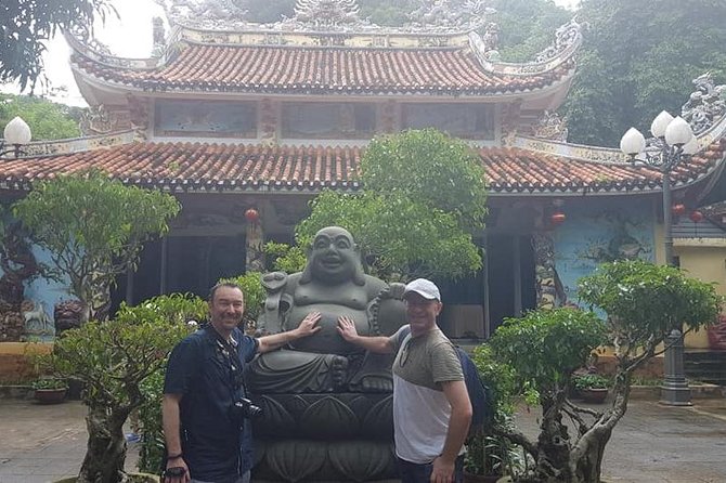 My Son Holyland-Marble Mountain-HoiAn City with Sampan Boat Ride - A sampan ride before the lanterns