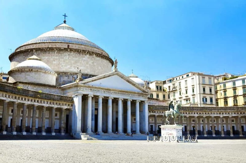 Naples Walking Food Tour: Street Food and Maradona Murales - Piazza del Plebiscito and the Royal Palace