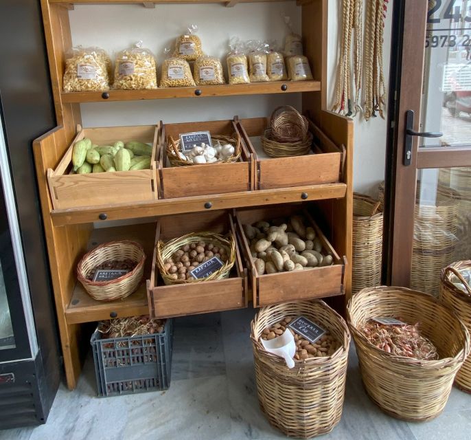 Naxos: Food Walking Tour & Cooking Class with Meal & Drinks - From cheese counters to citron liqueur
