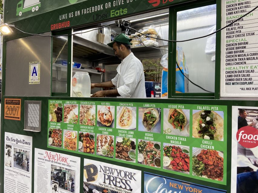 New York: Midtown Manhattan Street Food Walking Tour - Bengali kati rolls and Belgian waffles for the sweet finish