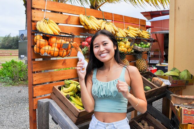 Oahu Circle Island Full Day Tour with Scenic Stops & Local Foods - Tropical Fruit and Filipino Banana Lumpia