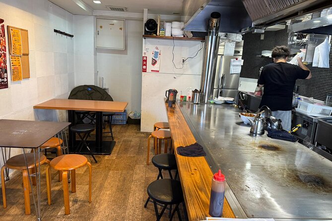Okonomiyaki Counter: Hiroshima Edition - Building the four meal choices