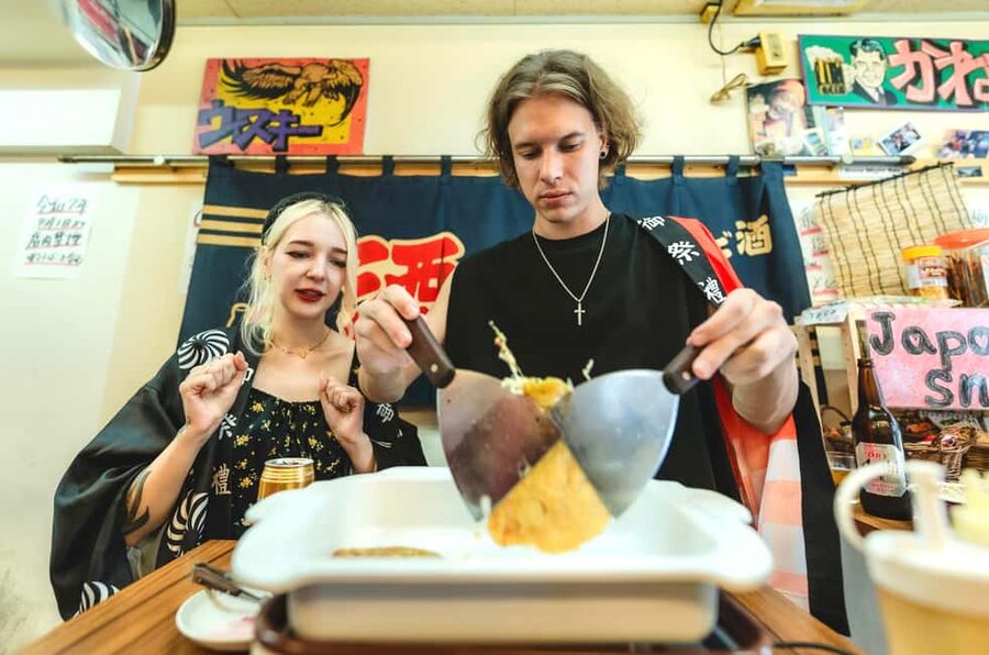 Okonomiyaki＆Takoyaki for Families:Osaka Street Food Festival - Making Osaka street food your own meal