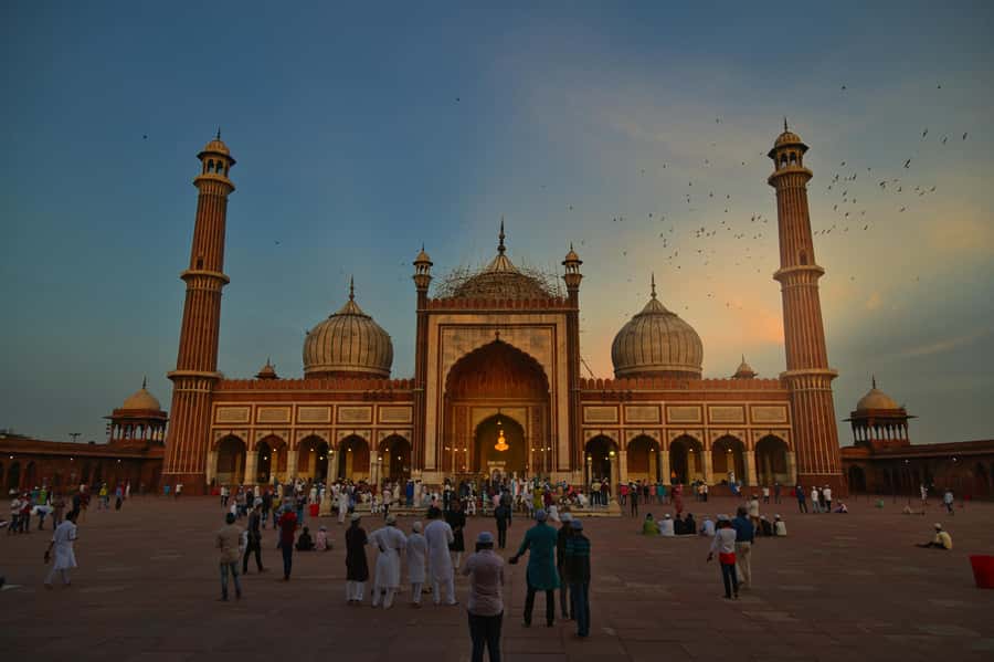 Old Delhi: Red Fort, Jama Masjid & Chandni Chowk by Tuk Tuk - Jama Masjid and the view above Old Delhi
