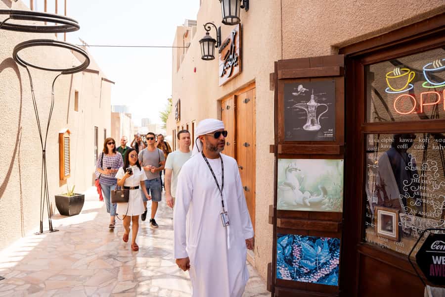 Old Dubai Historic Guided Tour: Creek, Street Food & Souks - Al Seef and the changing face of the creek