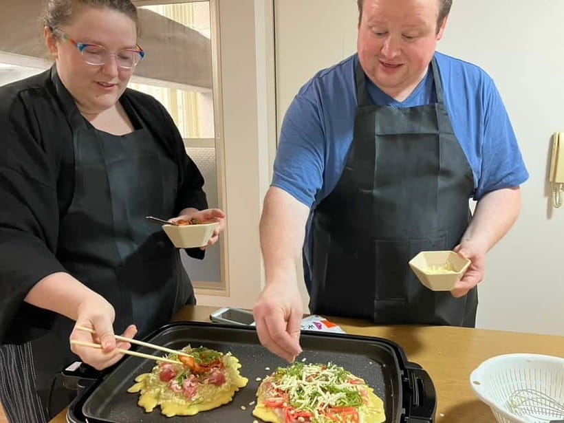 Osaka : Cooking Class Okonomiyaki & Takoyaki course in Nanba - The 30-minute start: orientation and preparation