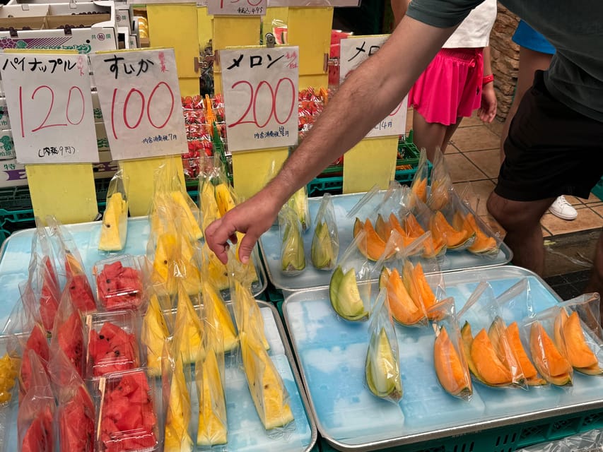 Osaka: Kuromon Market 1.5-Hour Seafood & Street Food Tour - What you may taste along the way