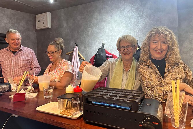Osaka Sake Tasting & Takoyaki Cooking Experience - Dietary needs and food choices