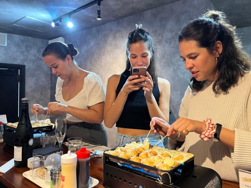 Osaka Sake Tasting with Takoyaki Cooking - Is two hours enough?