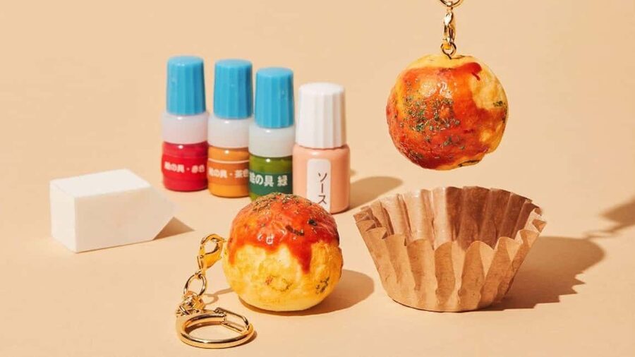 Osaka: Takoyaki Keychain and Magnet-Food Replica Workshop - Making Osaka street food in miniature
