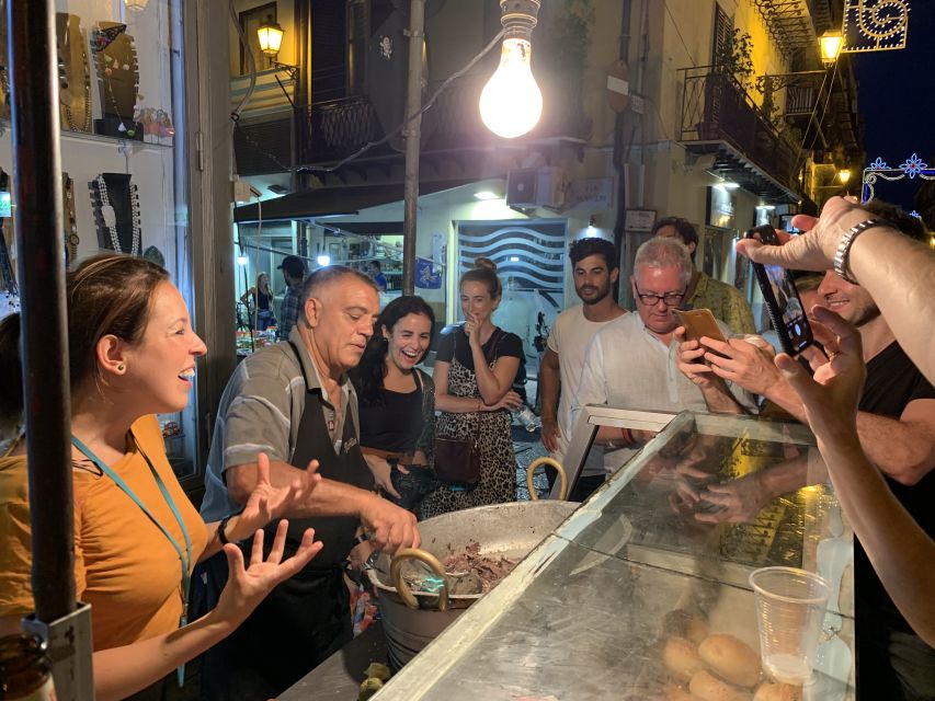 Palermo: Small Group Night Street Food Tour - Ending with cannoli or a seasonal sweet