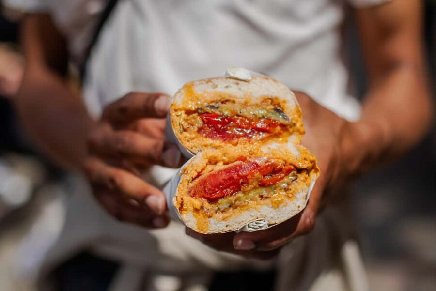 Paris: Vegan Food Tour (Street-food edition) - Starting with a tonkatsu seitan burger near Rue de Paradis