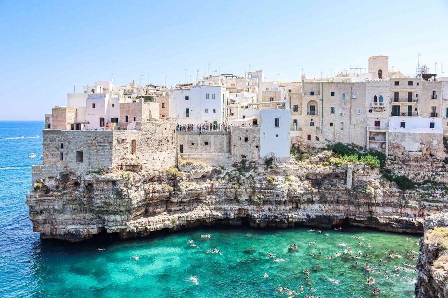 Polignano a Mare: Street Food Tour with Tastings and Wine - The four tasting stops, from focaccia to burrata