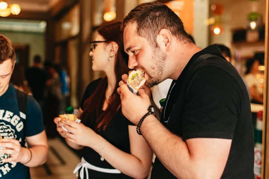 Prague: Guided Street Food Walking Tour - The first bites: open sandwiches and potato bread